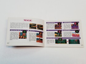 Kick Master Authentic Original NES Nintendo Manual Only *
