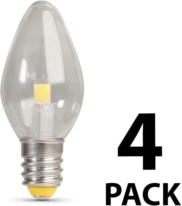 4x Meridian C7 Daylight LED Bulbs - 7W 40LM Daylight White Light Replacement NEW - Image 3 of 4