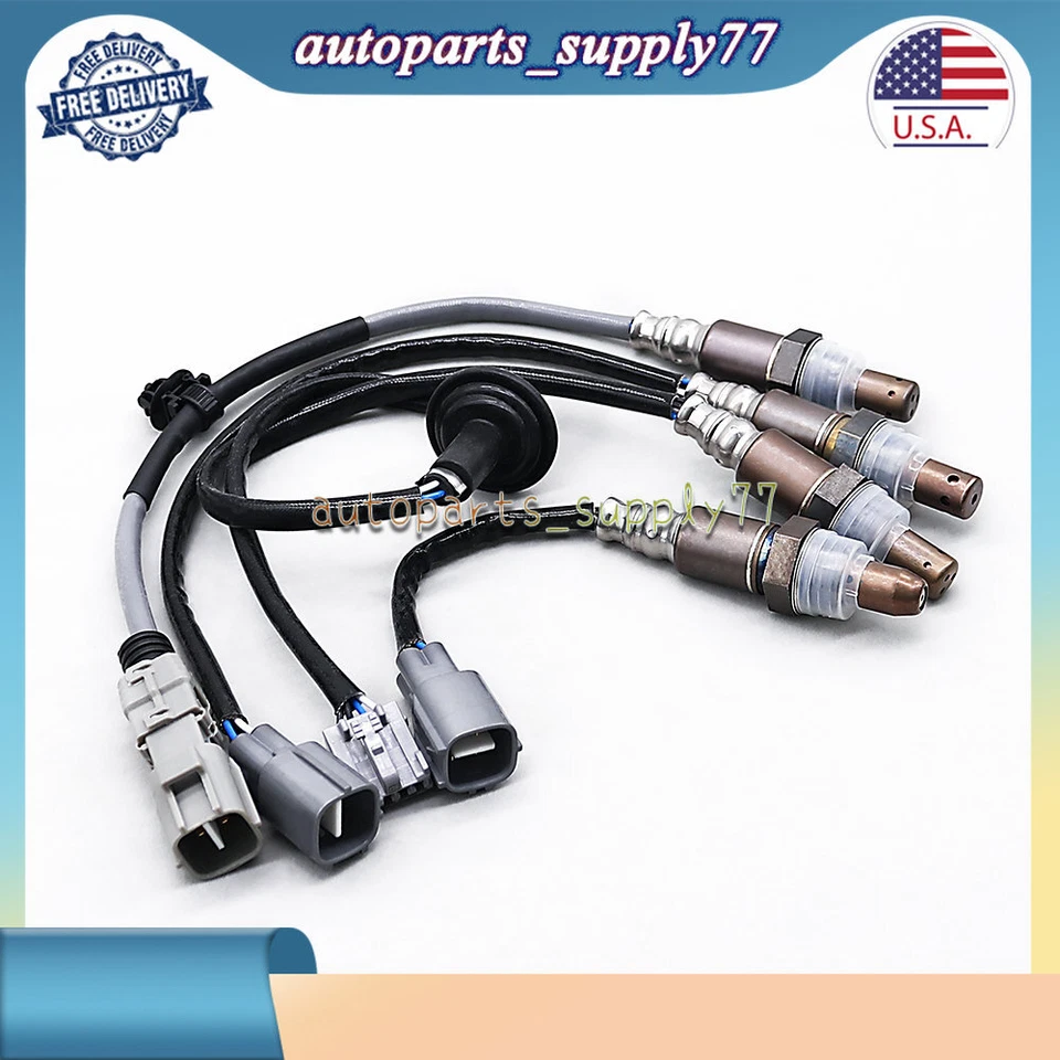 Juego de 4 sensores de oxígeno O2 Upsream&Downstream para Toyota Sienna 3,3 L V6 2004-2006 Foto 4 de 4