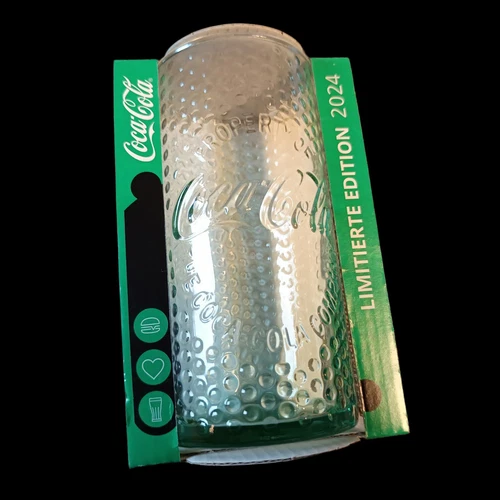 McDonalds Coca Cola Glas 2024 Glas Grün Green Limitierte Edition Neu Ovp 