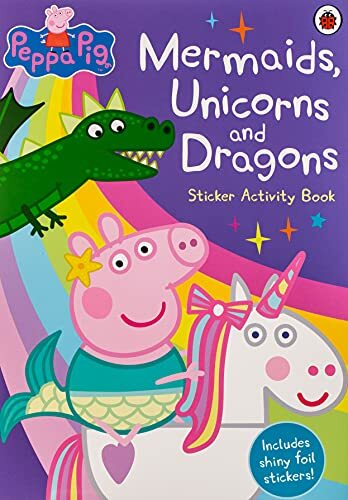 Peppa Pig Mermaids Unicorns and Dragons Sticker Activity by Peppa Pig PAPERBACK - Image 4
