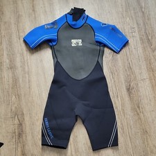 Body Glove Short Sleeve Wetsuit Shorts  Sz 10  Black  Blue