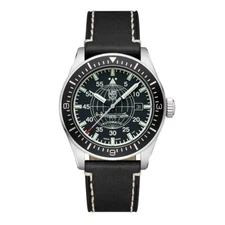 New Luminox Constellation Automatic Black Dial Leather Band Men's Watch XA.9601
