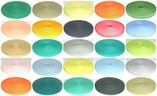 Di Cotone IN Sbieco Nastro Pieghevole, 1.3cm 33MTR Rotolo, Vari Colori