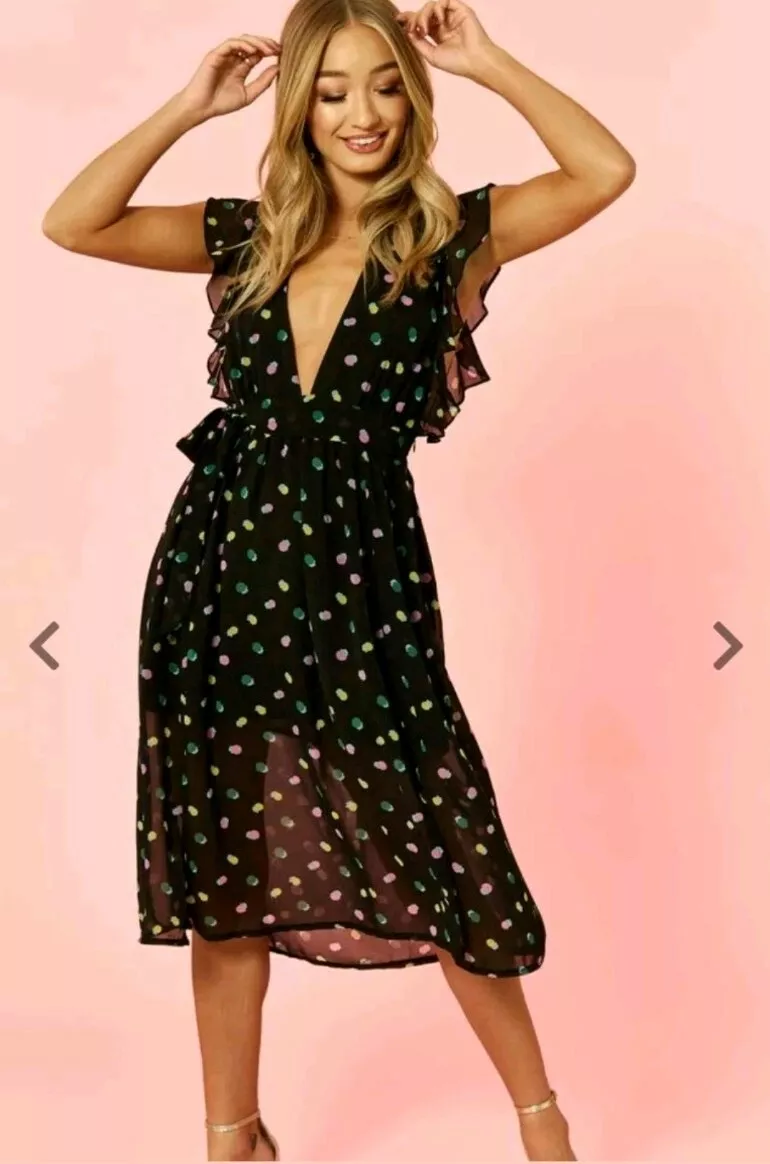 Topshop hotsell dot dress