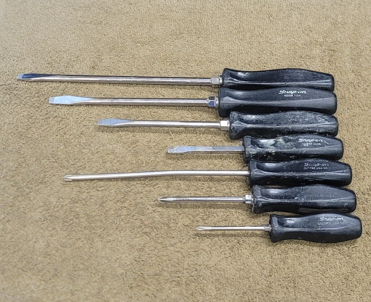 Snap on long screwdriver set deals