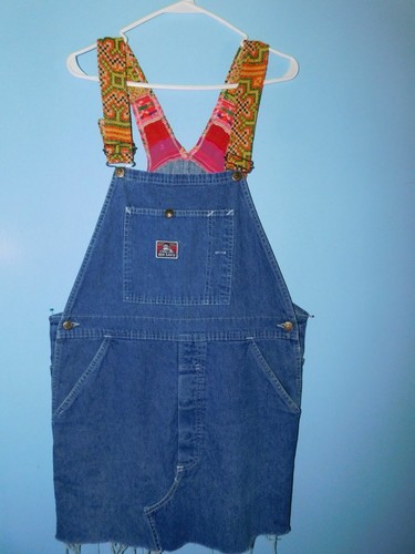 Tricia Fix Reworked Denim Overalls-27-$195 MSRP - 第 1/4 張圖片