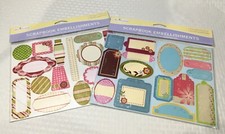LOT OF 2 PACKAGES / MISS ELIZABETH'S SCRAPBOOK EMBELLISHMENTS / ACCENTS / TAGS