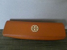 TORY BURCH Orange Authentic Eyewear Eyeglasses Case Only