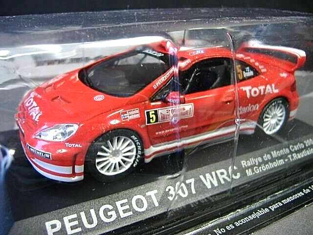 Maquette Peugeot 307 WRC Rallye De Finlande 2004 (Gronholm) - Échelle 1/24 Par IXO/Altaya - Occasion