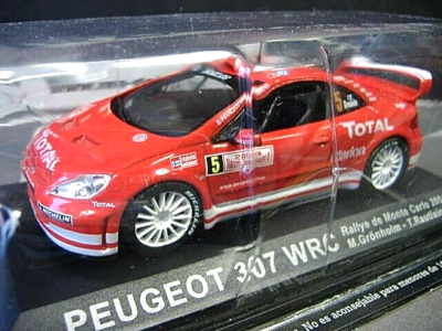 Peugeot 307 Wrc Rally Monte Carlo 2004 M.Grönholm-T.Rautiainen. Ixo Models 1:43