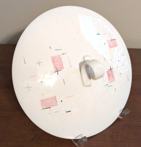 Vintage Hard to Find Vernon Ware Tickled Pink by METLOX Casserole Lid Only - Picture 4 of 8
