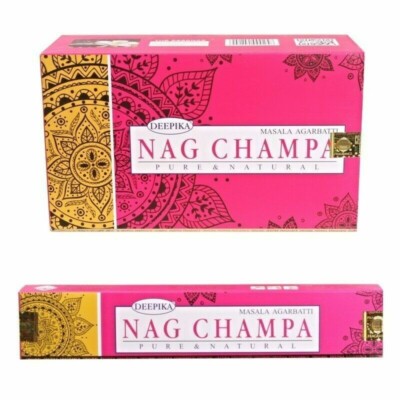 Deepika Nag Champa Masala Agarbatti Natural Rolled Fragrance Incense Sticks 180g