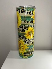 20 oz sublimation tumbler - Wild Sunflowers