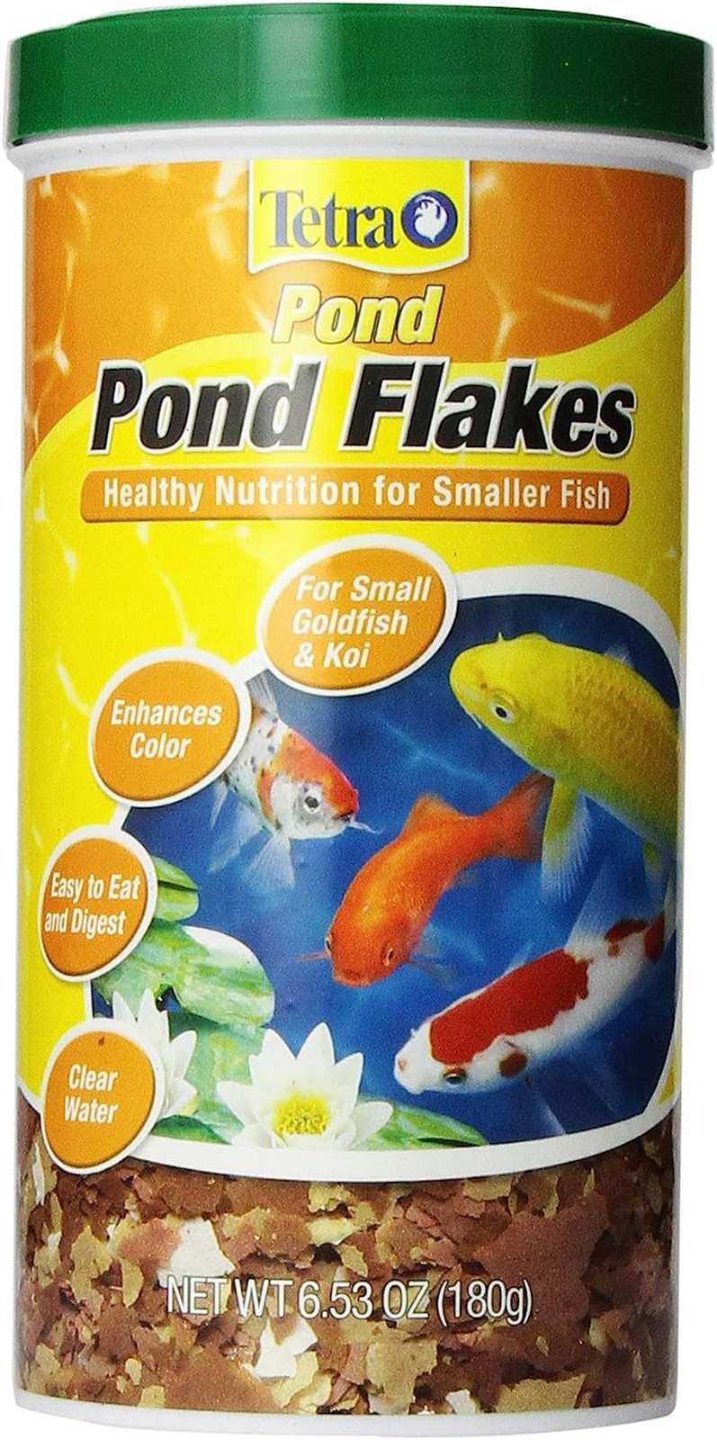 6.35 Oz Tetra Fish Food Flakes Balanced Diet Pond Koi Goldfish, Fast Shipping!!!