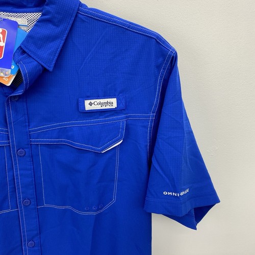 Columbia PFG shirt men Medium Fishing Basketball New York Knicks Logo sports Pro - Picture 9 of 13
