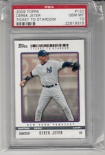 2009 Topps Derek Jeter Ticket To Stardom Perforated Card NY Yankees PSA 10 pop 1