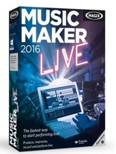 MAGIX Music Maker – 2016 Live – Make your own music the easy way PC disc CD NEW