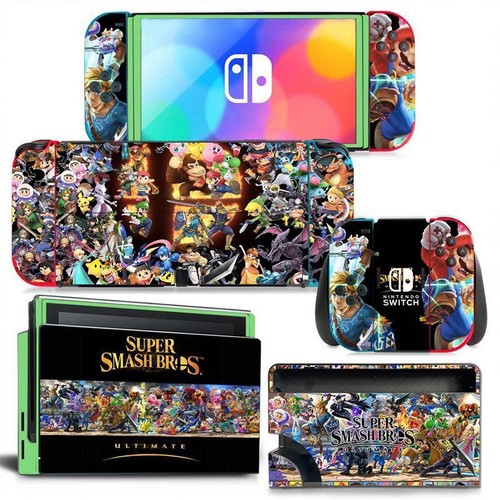 DIY Decal Cartoon Wraps Colorful Stickers Mario Skin Stickers For Switch Oled - Picture 34 of 47