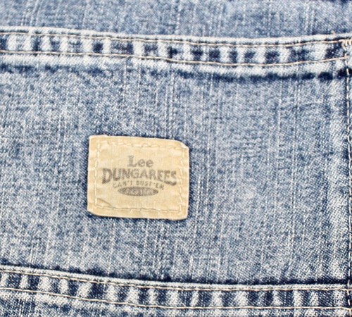Vtg Lee Dungarees Carpenter Jeans Distressed Denim Painter Work Pants 34x32 - Picture 8 of 8