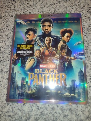 Black Panther Blu-Ray DIGITAL. Marvel Studios Plus Bonus Extras. NEW & SEALED