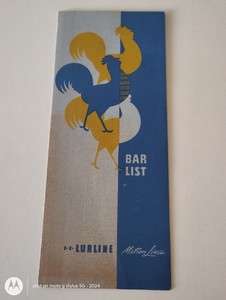 Ss Lurline Menu | eBay