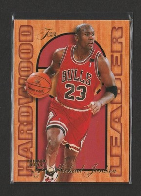Michael Jordan 1995-96 Fleer Flair Hardwood Leader #4