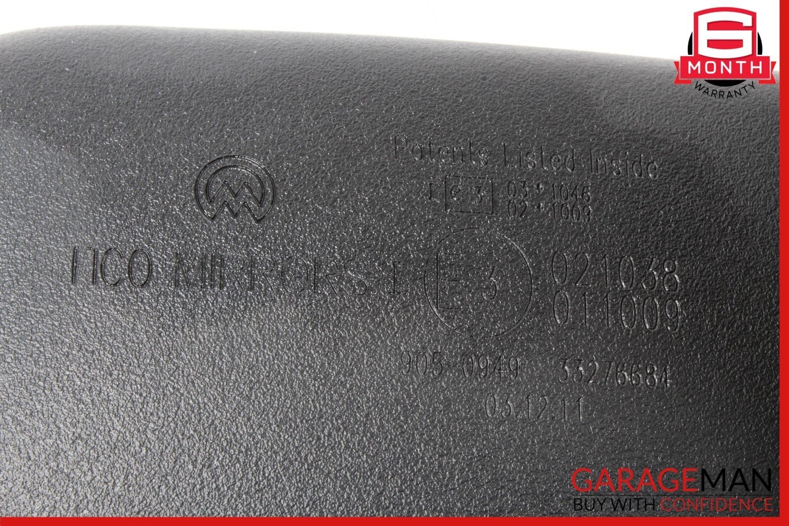 Maserati GranTurismo 2008-2019 Rear Right Interior rearview mirrors Set Black