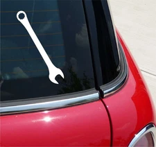 COMBINATION WRENCH MECHANIC GRAPHIC DECAL STICKER ART CAR WALL DECOR