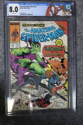 AMAZING SPIDER-MAN #312 (1989) CGC 8.0 WHITE PAGES  SL4