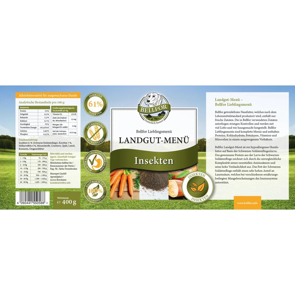 (18,15 EUR/kg) Hypoallergenes Sparset Nr. 10 Hundefutter Nass und Nierenkraft - Bild 3 von 4