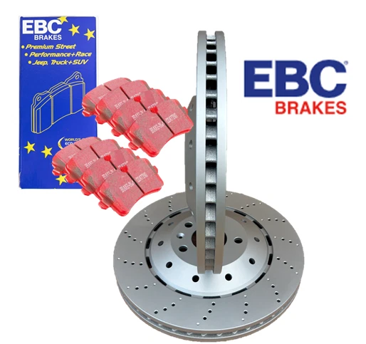 Pastillas y discos de freno delanteros Audi R8 2007-2015 EBC rojo 420615301B 420615301D Foto 2 de 4