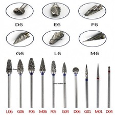 10 Pcs Dental Tungsten Steel Carbide Burs Polisher Carbide Coarse Cutter Drill