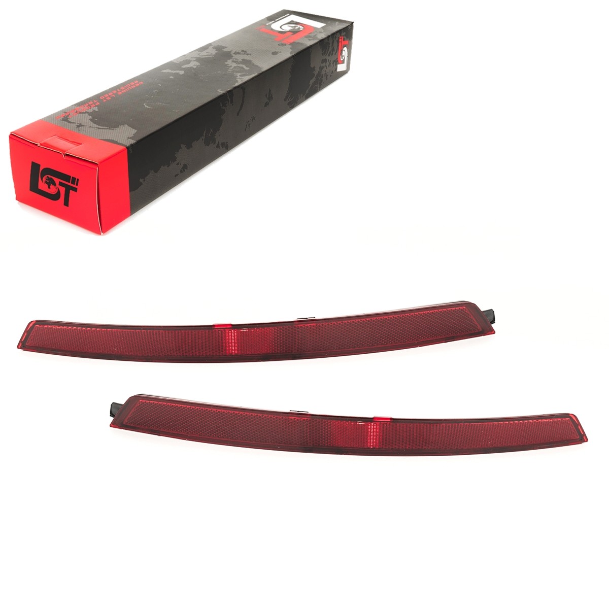 2x Bumpers Reflector Taillight Rear Set for Skoda Superb III 3V3 3V5
