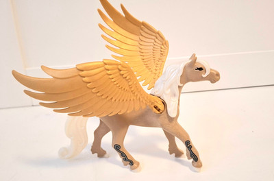Playmobil Pegasus gold Pferd Flügel Feenwald Fantasy #P30