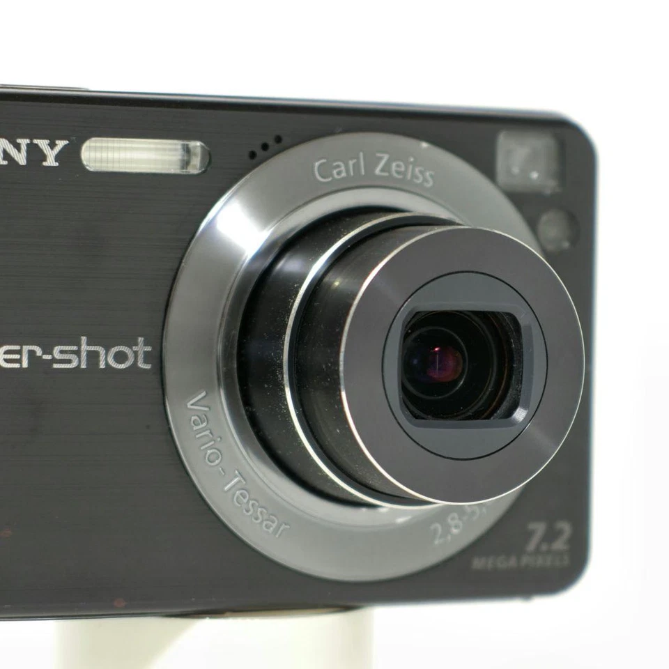 Sony Cyber-shot DSC-W120 Black 7.2MP Digital Camera 4x Zoom Compact Japan Used - Image 3 of 4