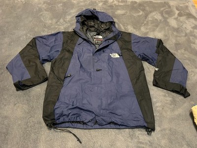 The North Face Summit Series Gore-Tex XCR Herren Medium Jacke blau schwarz Kapuze