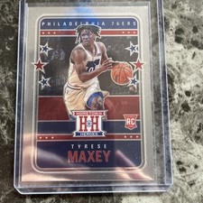 2020-21 Chronicles Hometown Heroes Tyrese Maxey RC No. 547 76ers 