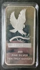 SilverTowne 10oz Silver Eagle Bar in Plastic