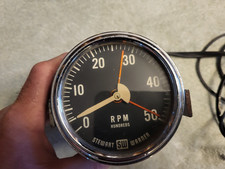 Vintage Stewart Warner 5000 Rpm Tachometer