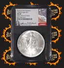 1986-S American Silver Eagle NGC MS69 Anna Escobedo Cabral Hand Signed (RARE)