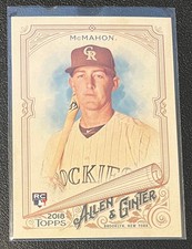 2018 Topps Allen & Ginter Rookie #272 RYAN McMAHON Colorado Rockies RC E2