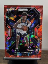 Jaden McDaniels 2020-21 Panini Prizm Red Ice Prizm #277 (RC) - Minnesota