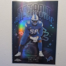 2025 TOPPS CHROME FOOTBALL ALL CHROME PENEI SEWELL LIONS REFRACTOR