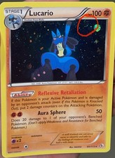 HD GALAXY SWIRL 🌀 Lucario 80/113 Legendary Treasures Promo Cosmos Holo ✨🌀✨ on eBay