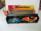 Matchbox Lesney Superkings K-58 Corvette Power Boat Set- blue Vette, boxed