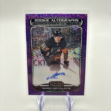 2022-23 O-Pee-Chee Platinum ISAAC RATCLIFFE Rookie Auto Violet Pixels #/99 RC!!!