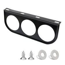 Universal 2-1/16" 52mm Car Black Triple Gauge Mount Bracket Pod 3Mount