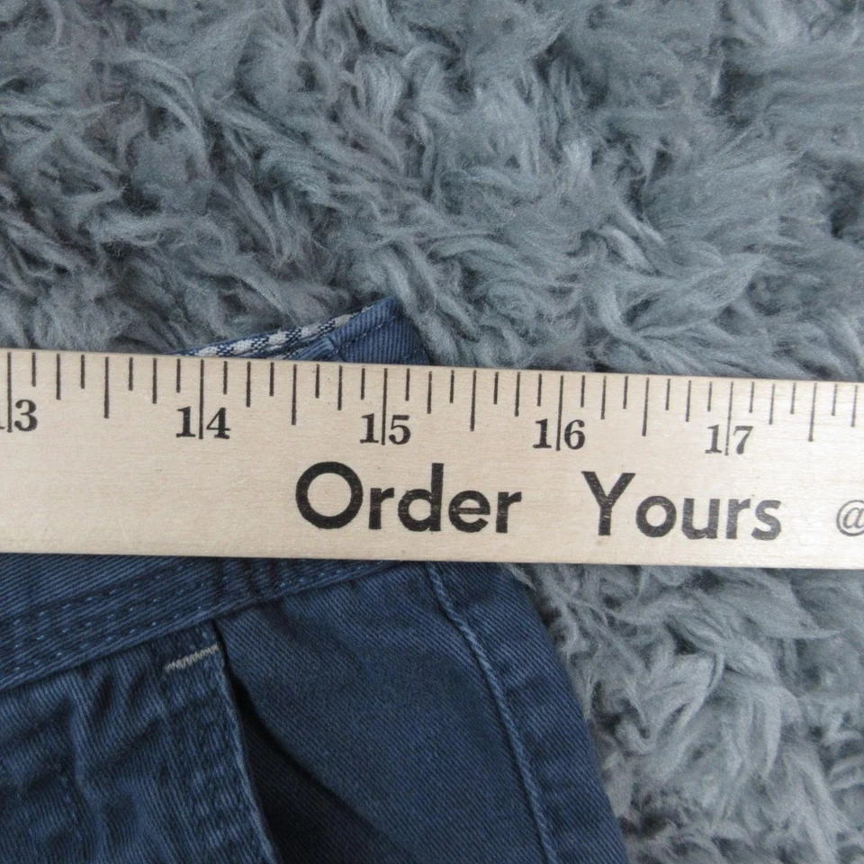 Natural Reflections Shorts Womens 6 Blue 100% Cotton Casual Chino Pockets 30x4.5 - Image 3 of 4