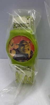 Shrek 2  Watch Green General Mills Cereal Box Toy 2003 Promo Premium
